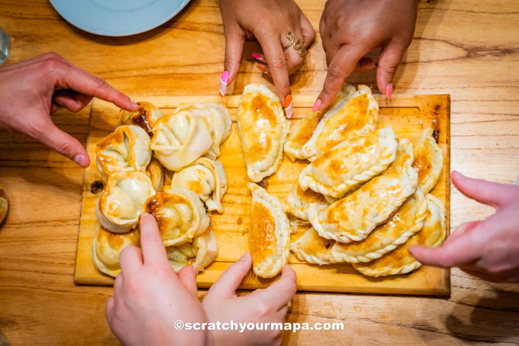 empanada making class - best things to do in Argentina