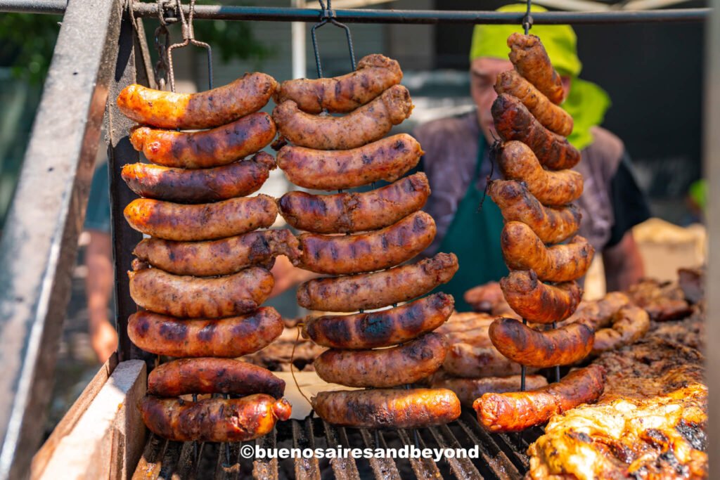 street food in Feria de Mataderis, Buenos Aires