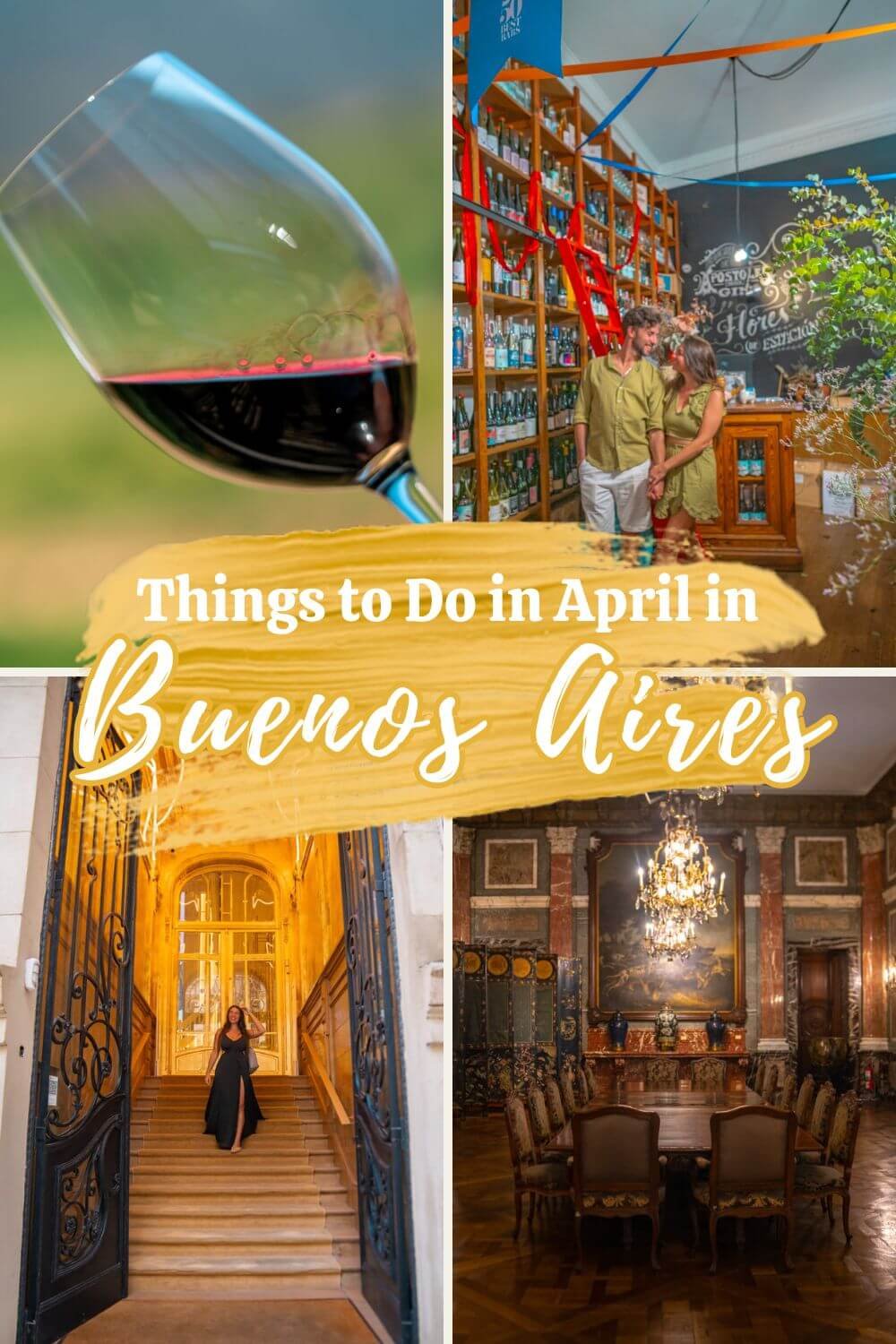 Buenos Aires in April pin