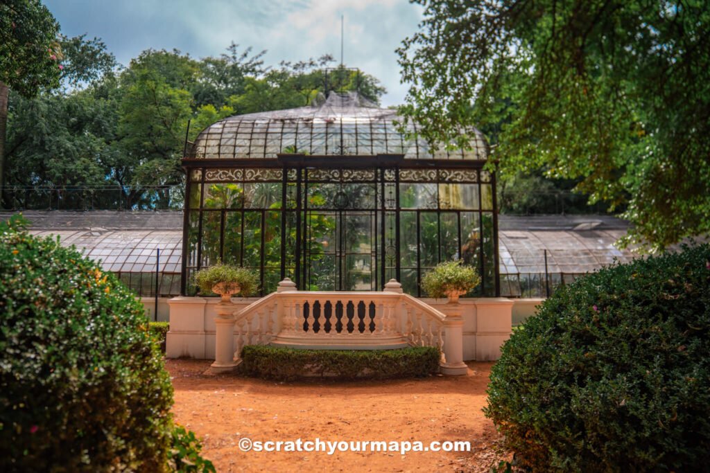the main greenhouse at the Buenos Aires Botanical Gardens
