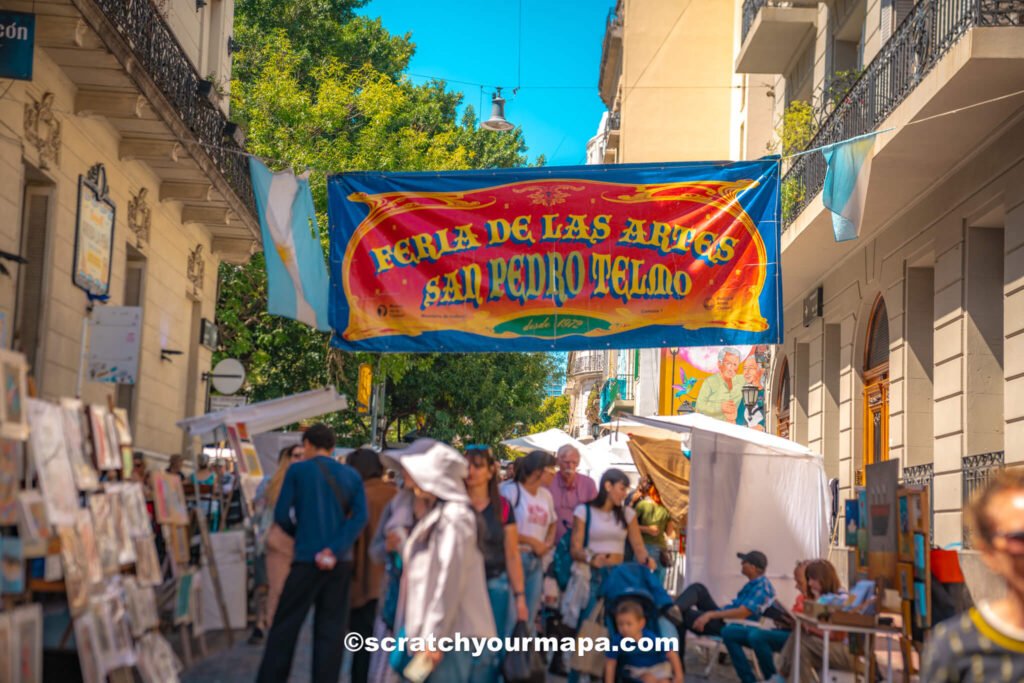 Feria de los Artes in San Telmo, Buenos Aires