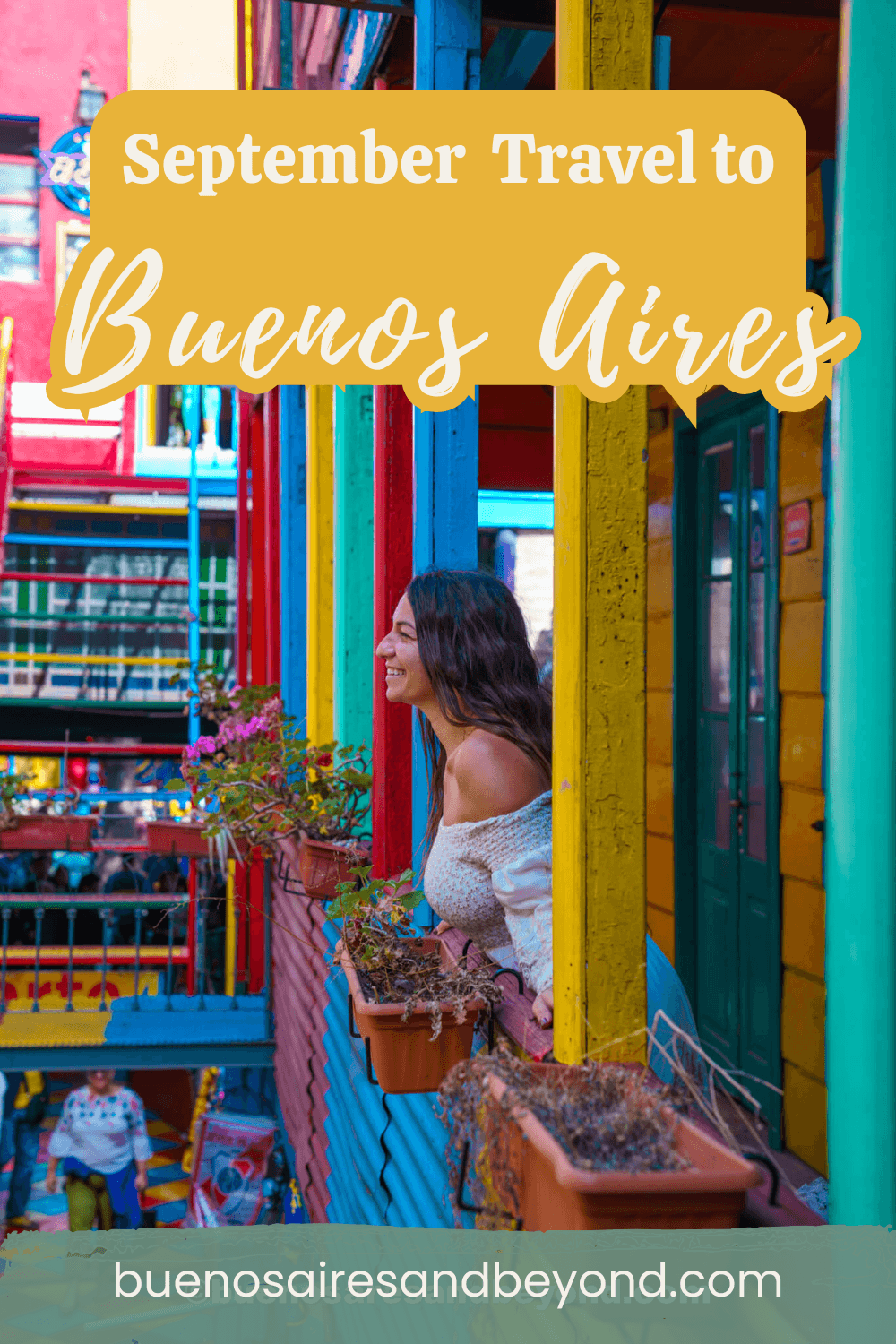 September in Buenos Aires pin
