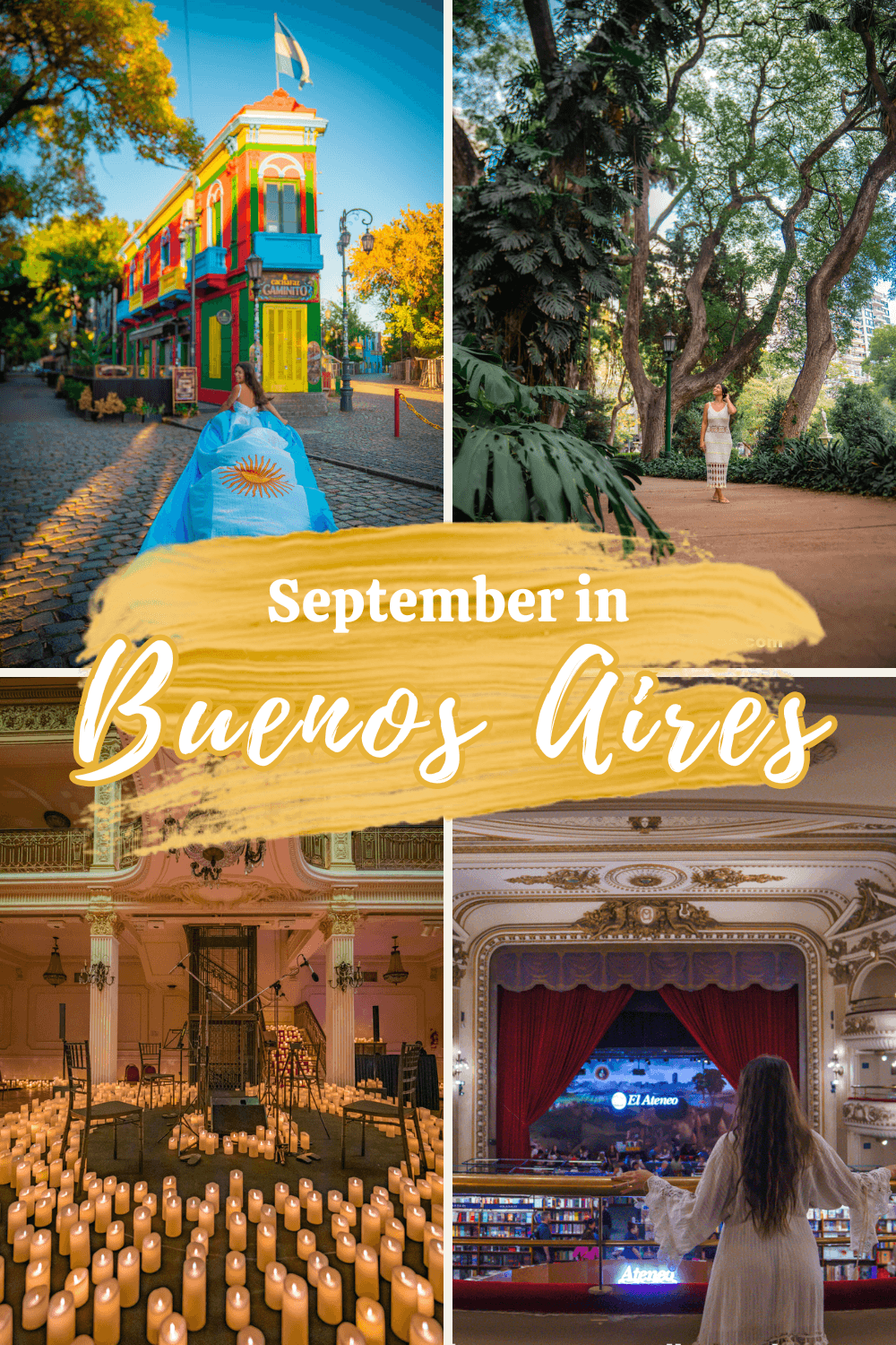 September in Buenos Aires pin