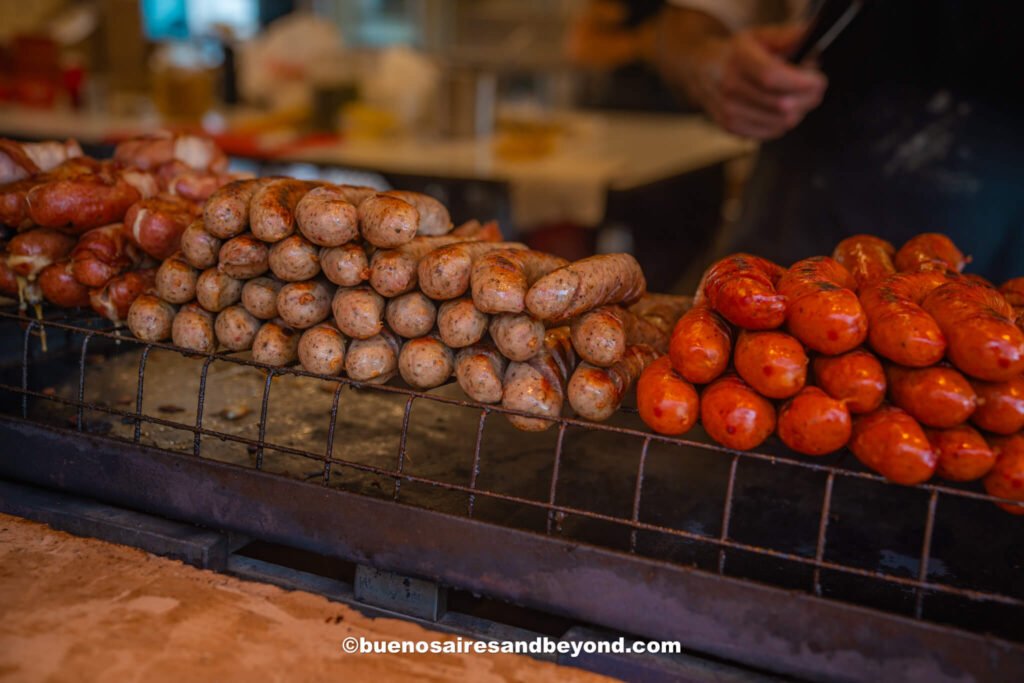sausages at Oktoberfest in Argentina