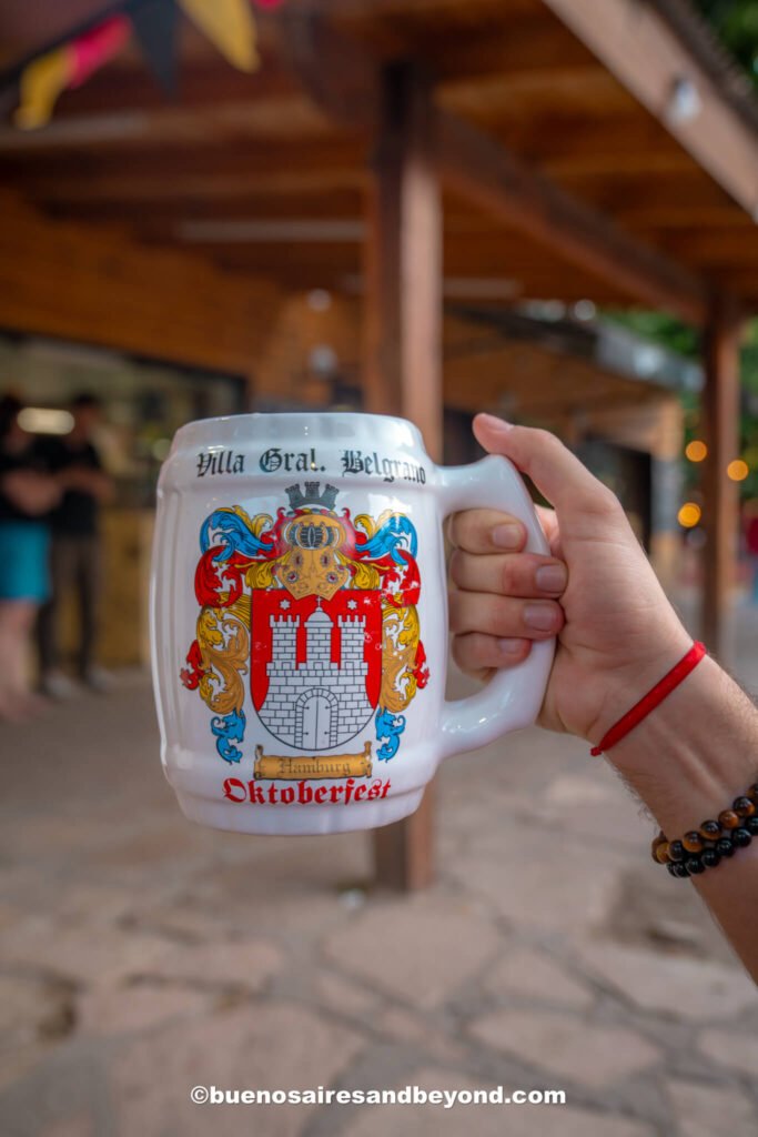 beer at Oktoberfest in Argentina